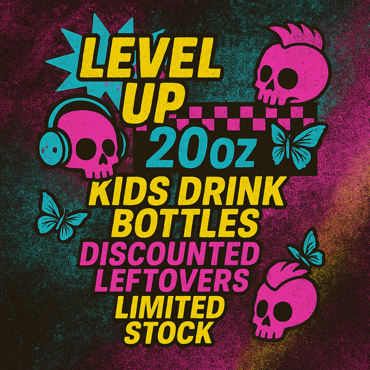 Level Up - 20oz Kids Drink Bottles
