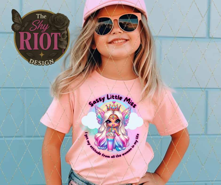 Sassy Little Miss – Certified Mini Queen Edition - Kids Tee