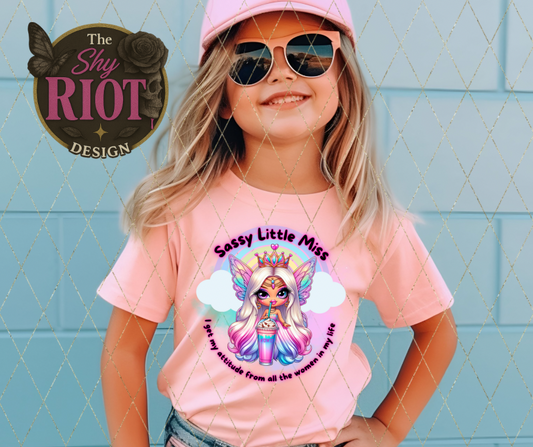 Sassy Little Miss – Certified Mini Queen Edition - Kids Tee