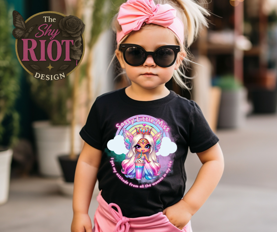 Sassy Little Miss – Certified Mini Queen Edition - Kids Tee